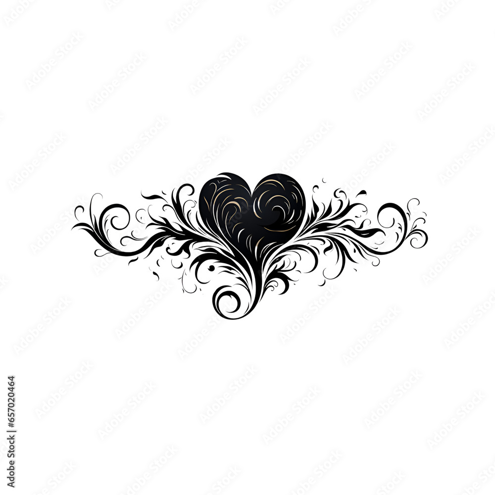 Black heart Black heart