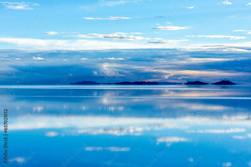 Fototapeta premium Bolivia countryside and Salt Flats