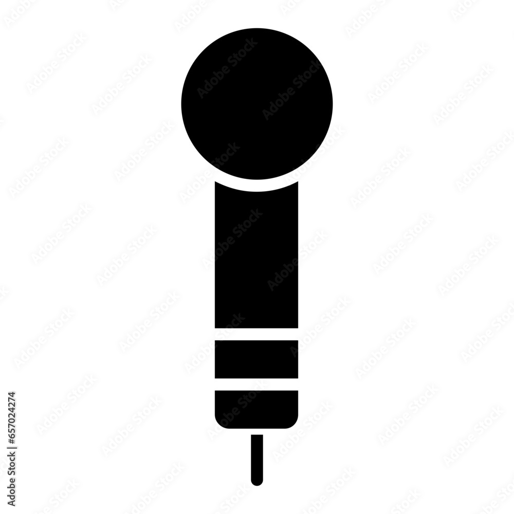 Solid Microphone icon Solid Microphone icon