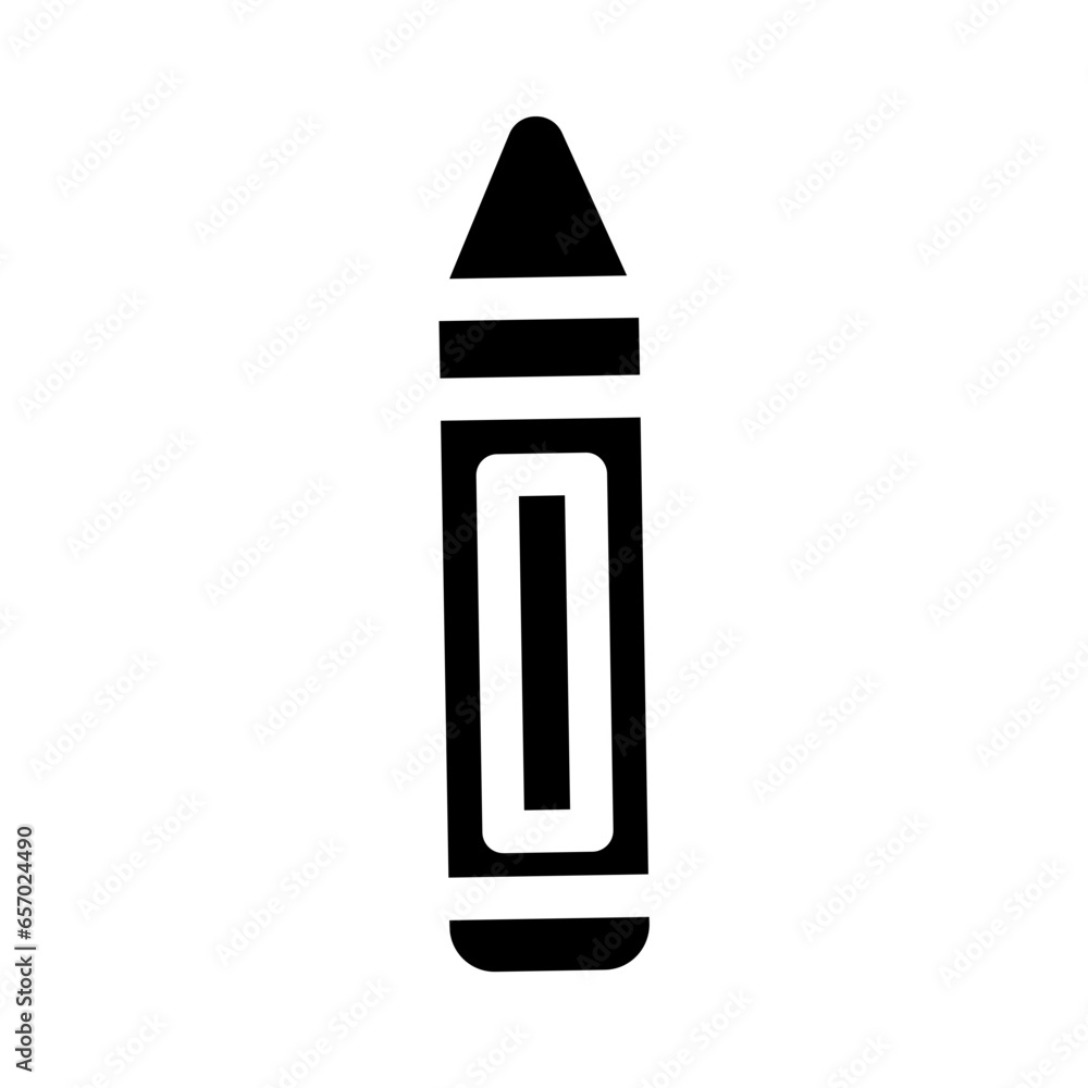 Solid Crayon icon Solid Crayon icon