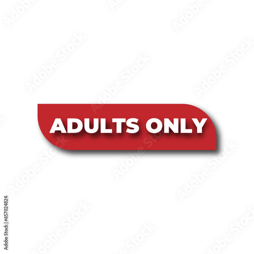Grunge blue adults only word rubber seal stamp on white background