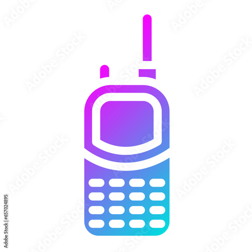 Walkie talkie Vector Icon Design Illustration