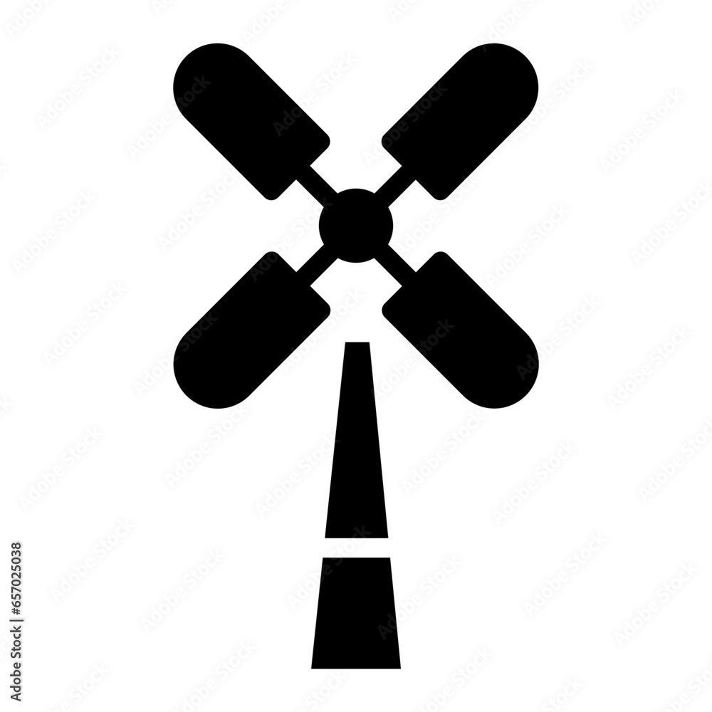 Solid Windmill icon Solid Windmill icon