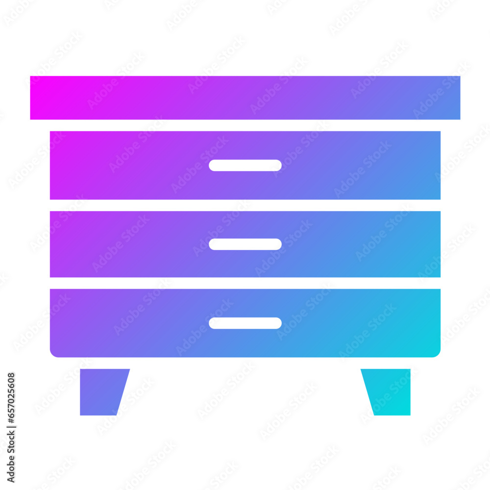 Nightstand Vector Icon Design Illustration Nightstand Vector Icon Design Illustration