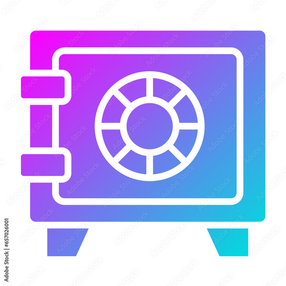 Safe Box Vector Icon Design Illustration Safe Box Vector Icon Design Illustration
