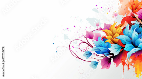 Abstract Flower Png Background