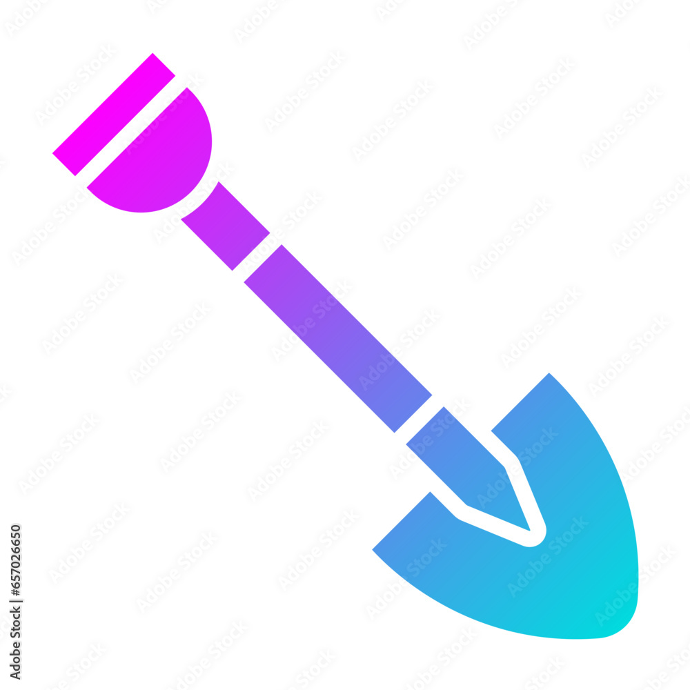 Shovel Vector Icon Design Illustration Shovel Vector Icon Design Illustration