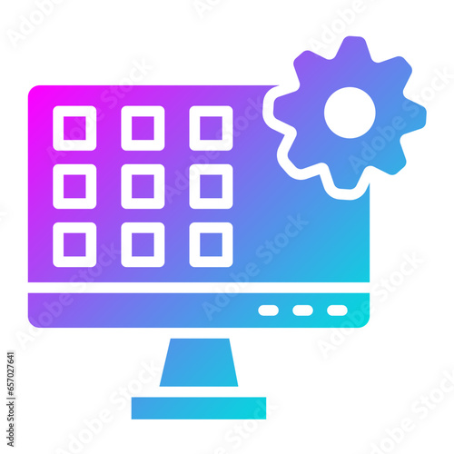 Application Vector Icon Design Illustration