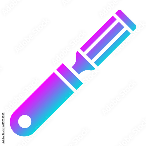 Chisel Vector Icon Design Illustration