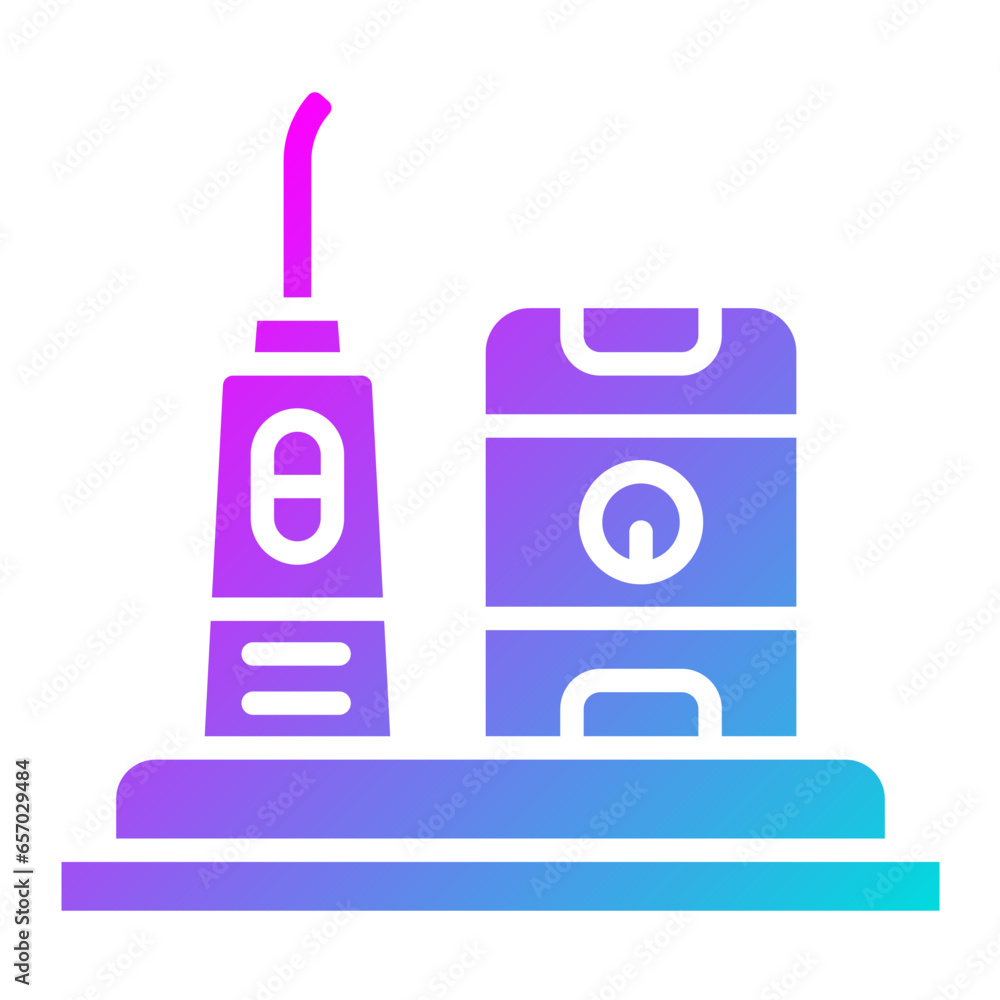 Dental Irrigator Vector Icon Design Illustration Dental Irrigator Vector Icon Design Illustration