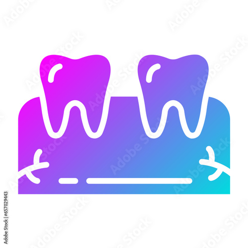 Teeth Vector Icon Design Illustration