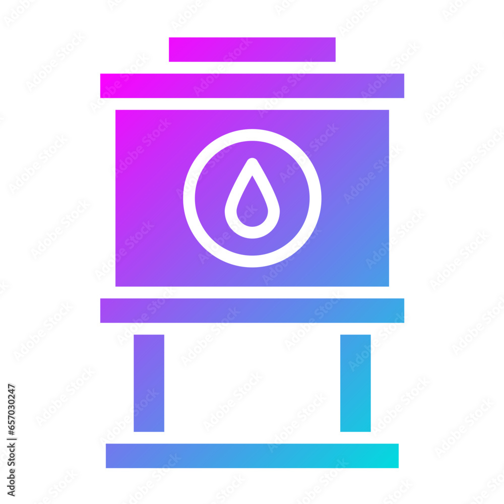Water Tank Vector Icon Design Illustration Water Tank Vector Icon Design Illustration