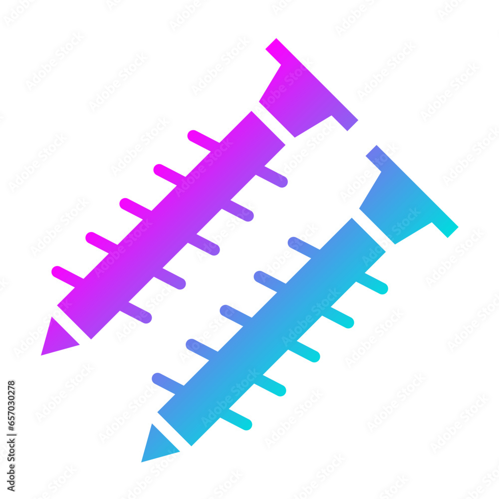 Screw Vector Icon Design Illustration Screw Vector Icon Design Illustration