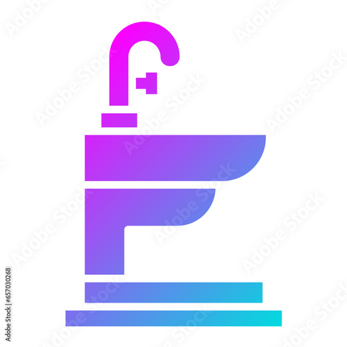 Bidet Vector Icon Design Illustration