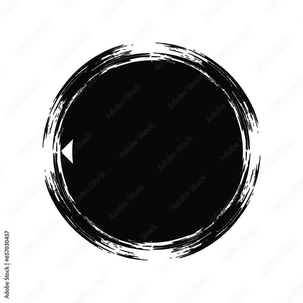 Grunge Circle Shape Filled Abstract rounded shape Grunge Circle Shape Filled Abstract rounded shape