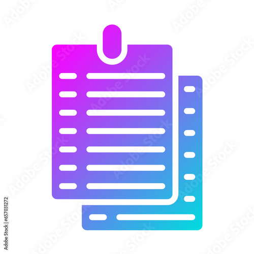 Notes Vector Icon Design Illustration