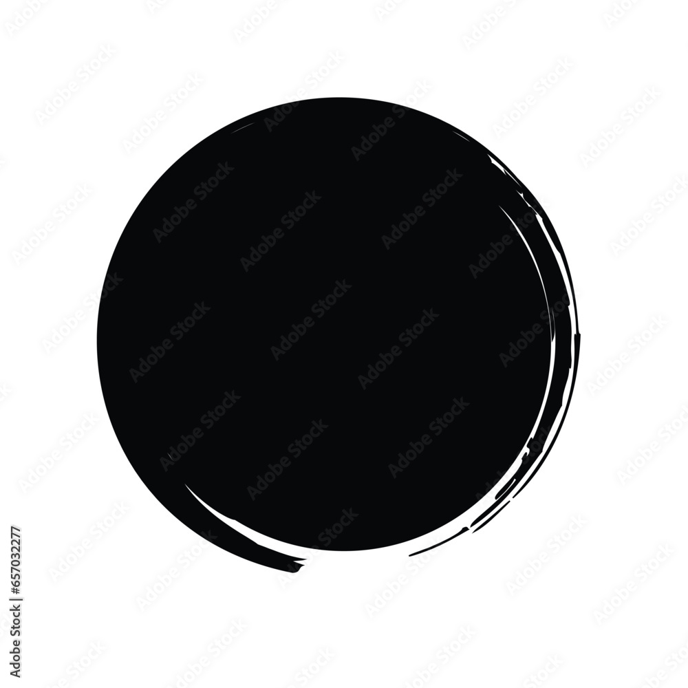 Grunge Circle Shape Filled Abstract rounded shape Grunge Circle Shape Filled Abstract rounded shape