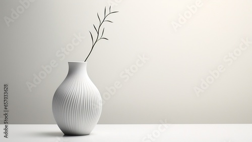 Modern White Vase