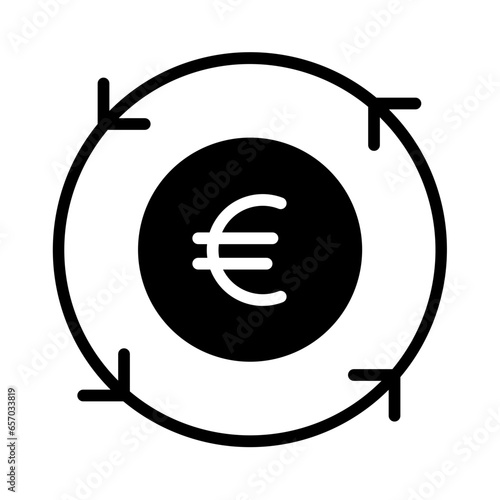 Solid Euro Chargeback icon