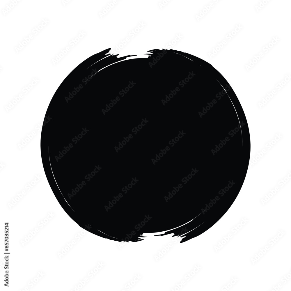 Grunge Circle Shape Filled Abstract rounded shape Grunge Circle Shape Filled Abstract rounded shape
