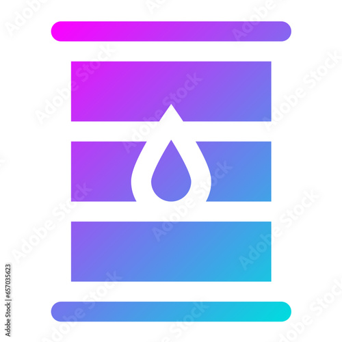 Eco Barrel Vector Icon Design Illustration