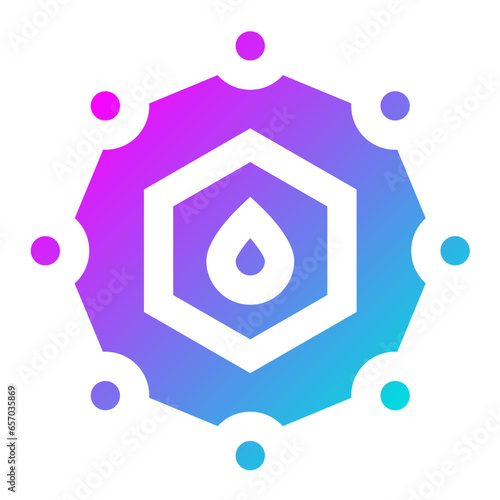 Benzol Vector Icon Design Illustration