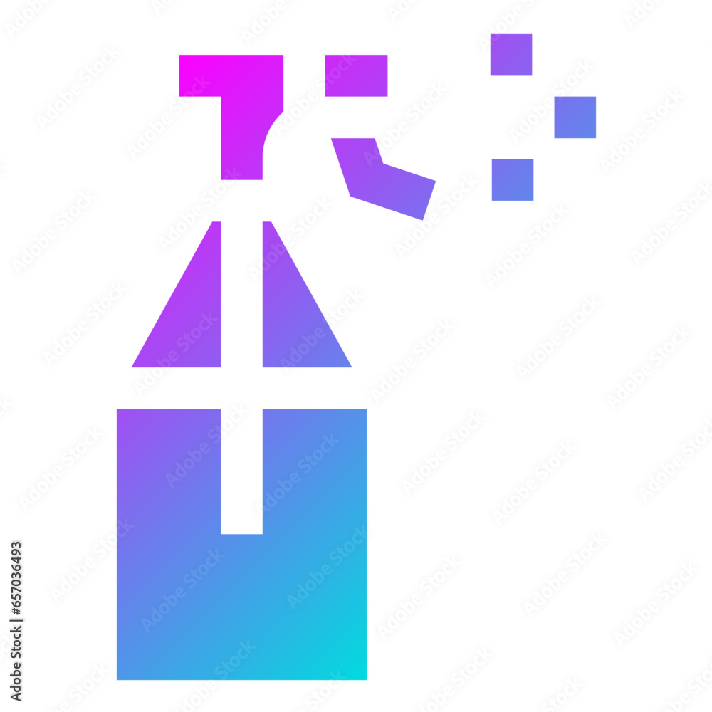 Obraz premium Spray bottle Vector Icon Design Illustration