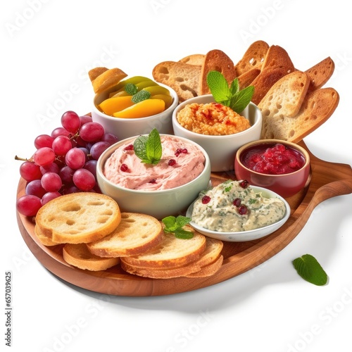 Assorted Dip Platter with Toasts