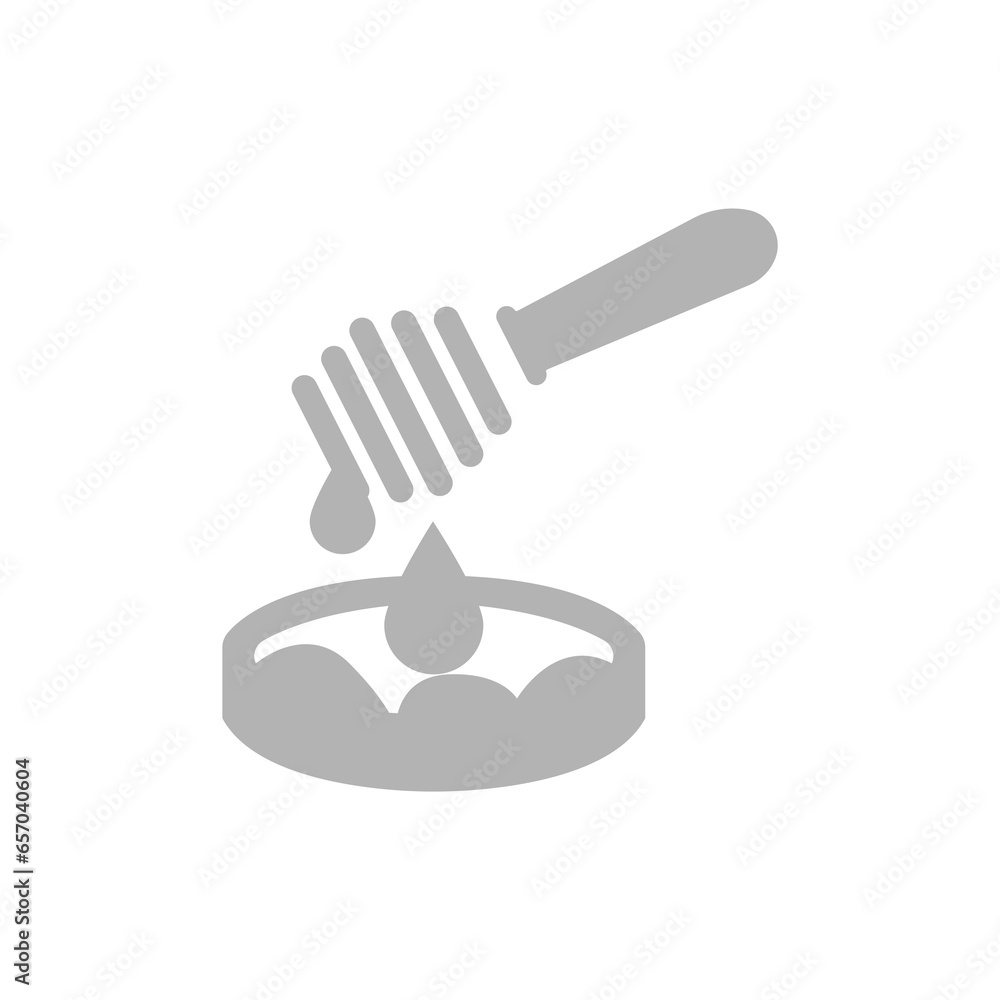honey spoon icon, honey, on a white background, vector illustration honey spoon icon, honey, on a white background, vector illustration