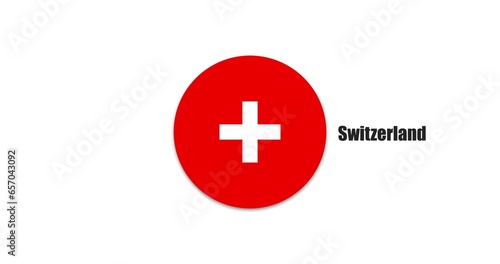 Switzerland flags, European countries flags