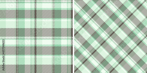 Background texture vector of tartan fabric check with a seamless pattern plaid textile.