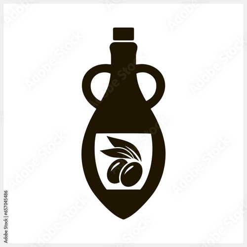 Stencil amphora olive icon Food clipart Vector stock illustration EPS 10
