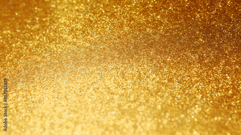 Shiny gold glitter textured