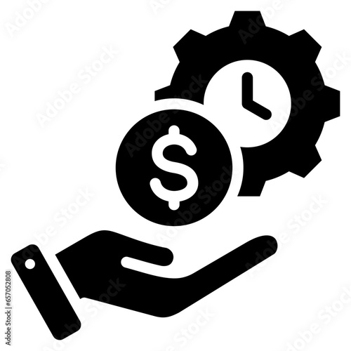 Gig Economy Glyph Icon