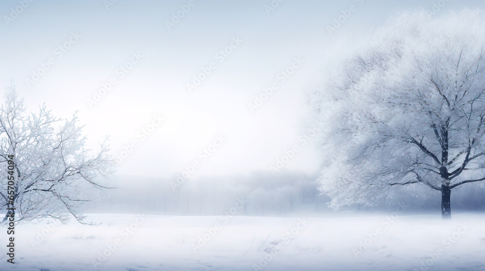 Fototapeta premium Modern abstract natur winter background, low opacity, with empty copy space