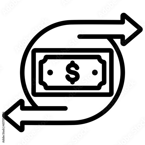 Transaction Outline Icon