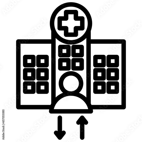 Outpatient Outline Icon