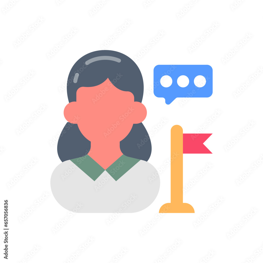 Ambassador icon in vector. Illustration Ambassador icon in vector. Illustration