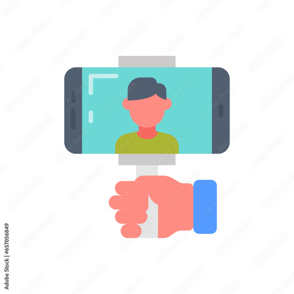 Vlogging icon in vector. Illustration Vlogging icon in vector. Illustration