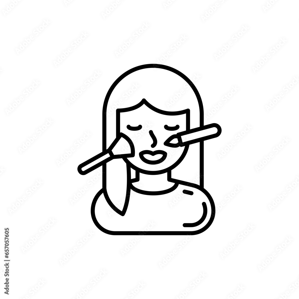 Beauty icon in vector. Illustration