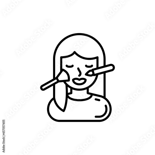 Beauty icon in vector. Illustration