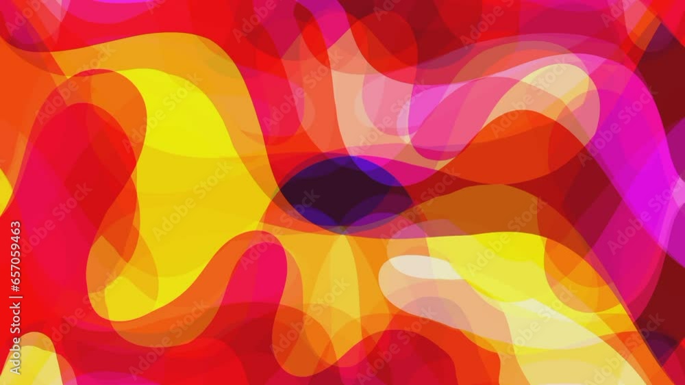 Abstract psychedelic groovy background animation video Abstract psychedelic groovy background animation video