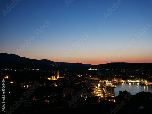 night view of the city