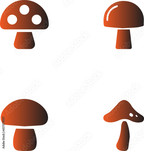 illustration of mushrooms