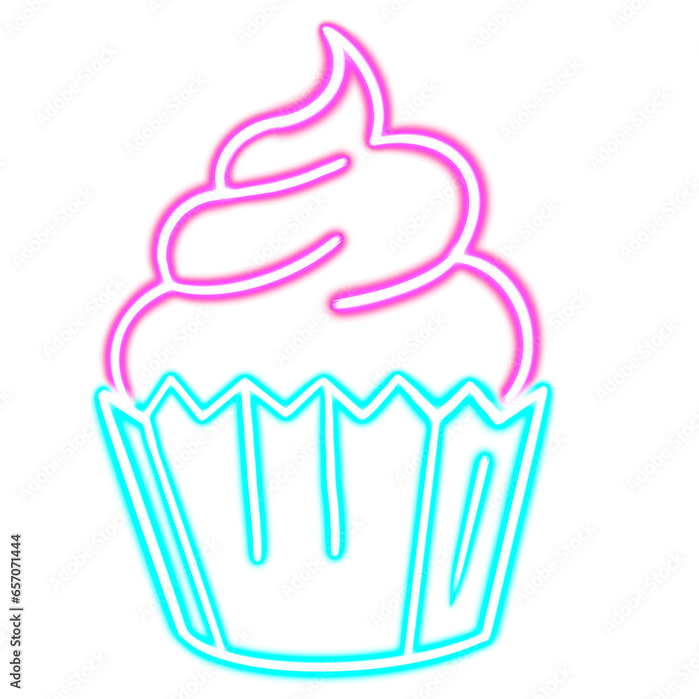 neon cake glowing desktop icon, cupcake neon sticker, dessert neon figure, glowing figure, neon geometrical figures neon cake glowing desktop icon, cupcake neon sticker, dessert neon figure, glowing figure, neon geometrical figures