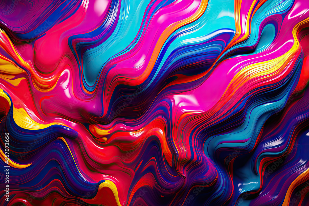 Obraz premium Abstract Waves Acrylic