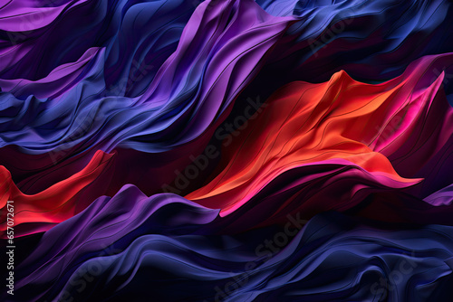 Abstract Waves Acrylic