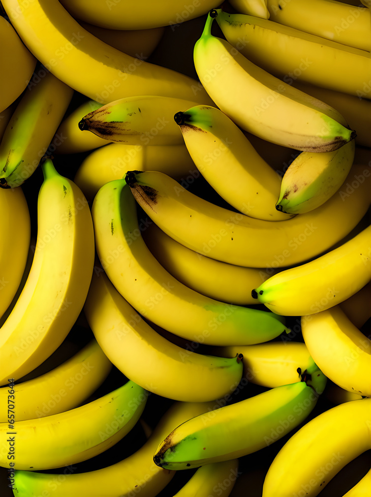 Realistic bananas neutrals warm light detailed cozy