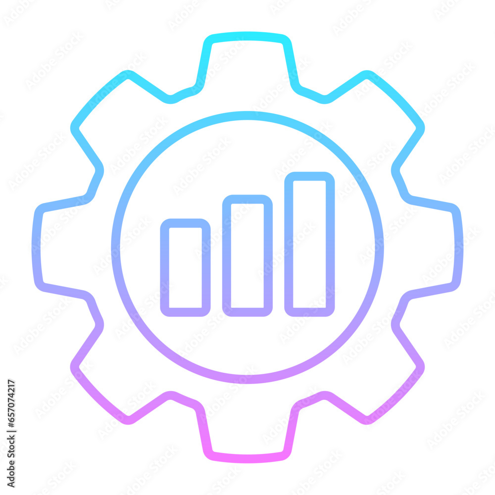 Growth Gradient Icon Growth Gradient Icon