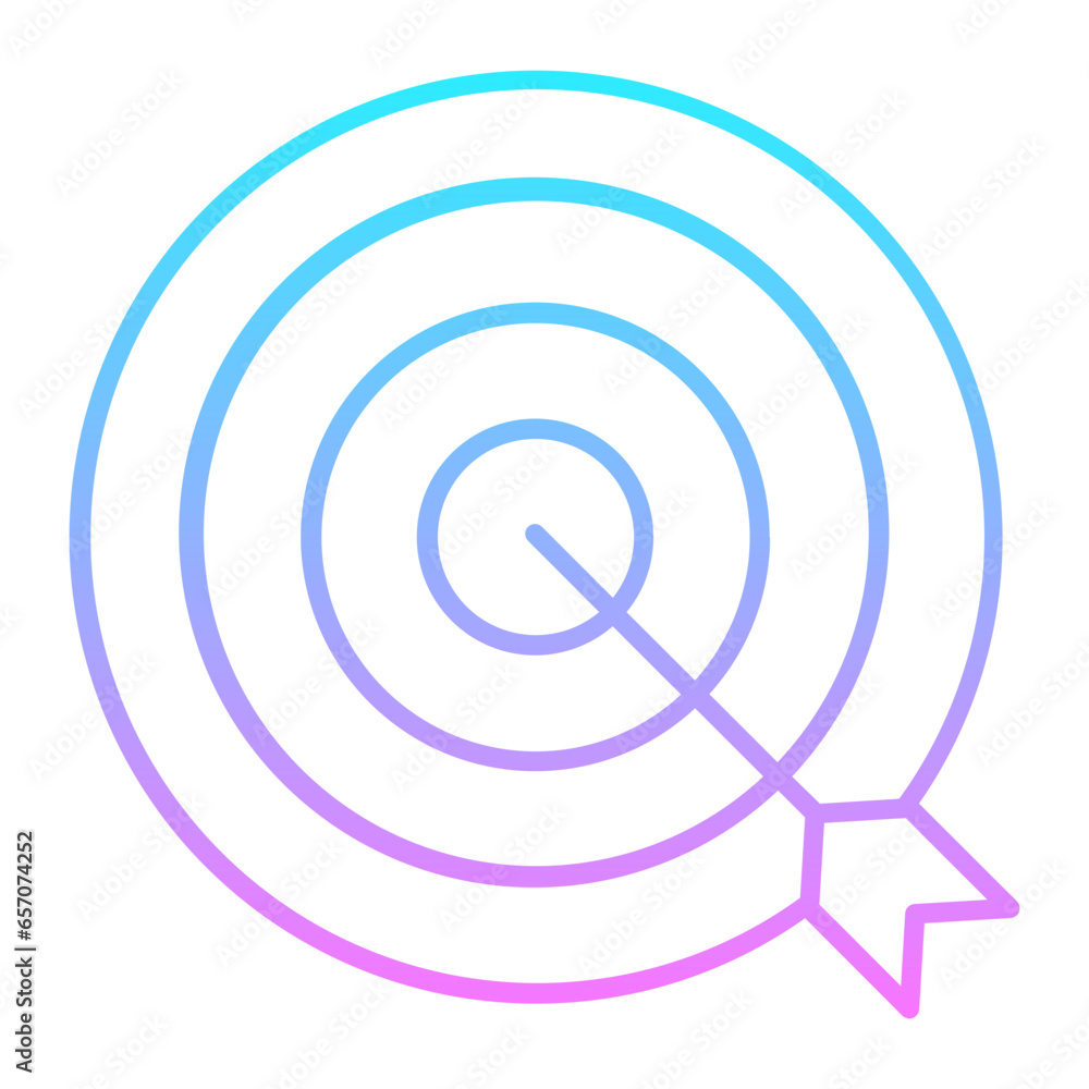 Target Gradient Icon Target Gradient Icon